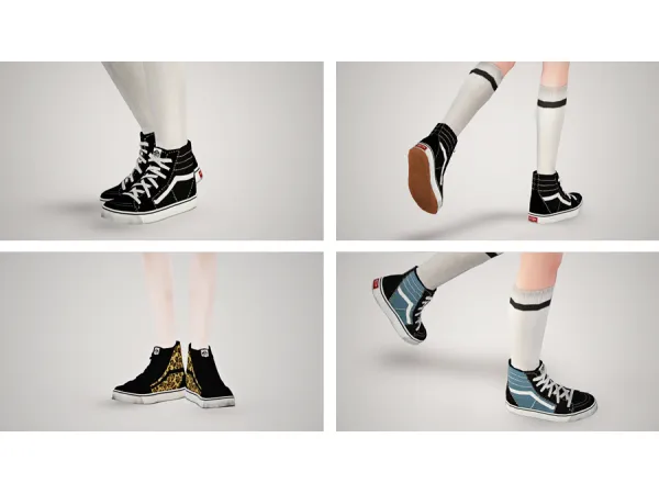 [ VANS Sk8 Hi ] by simsfinds - The Sims 3 Custom Content