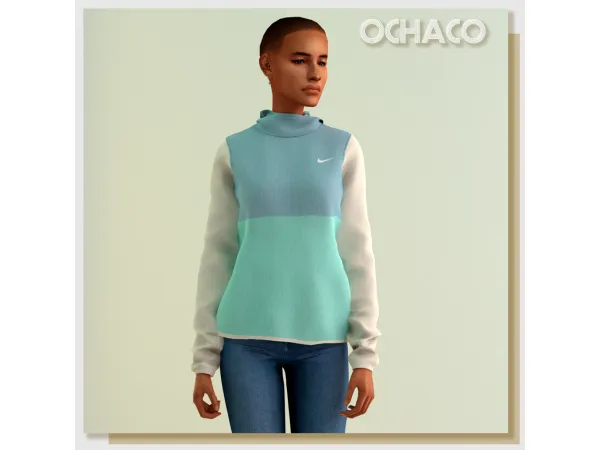 Alpha Ochaco top by amelylina - The Sims 4 Custom Content