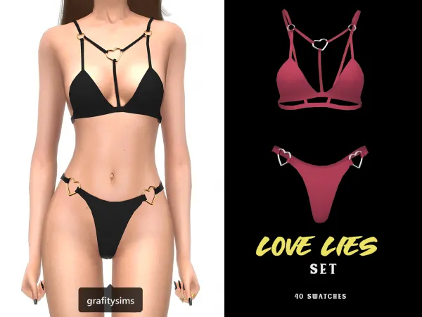 Alpha Love Lies Set - The Sims 4 Custom Content