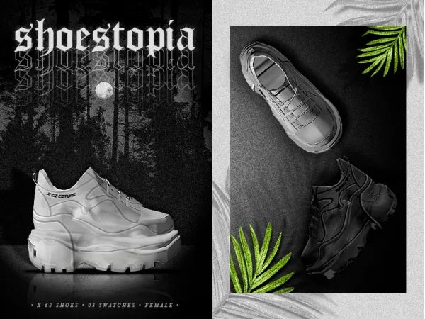 Alpha shoestopia x 62 shoes by shoestopia - The Sims 4 custom content