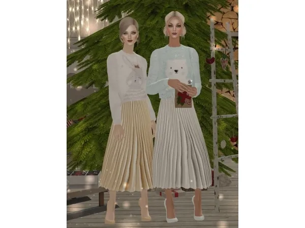 Cute Sweaters by aklira - The Sims 2 Custom Content