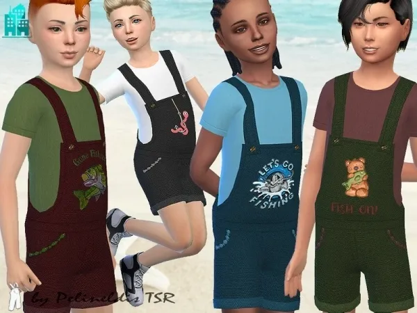 Maxis Match Pelineldis' Gone Fishing Overall Needs EP City Living - The Sims 4 Custom Content