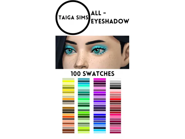 Maxis Match ALL EYESHADOW by simsfinds - The Sims 4 Custom Content
