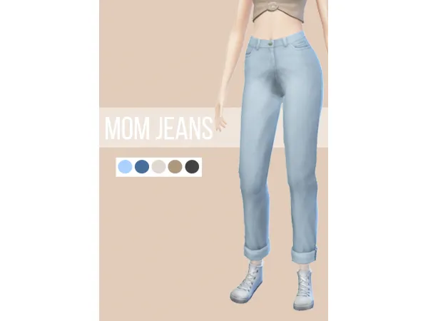 Maxis Match mom jeans by simsfinds - The Sims 4 Custom Content