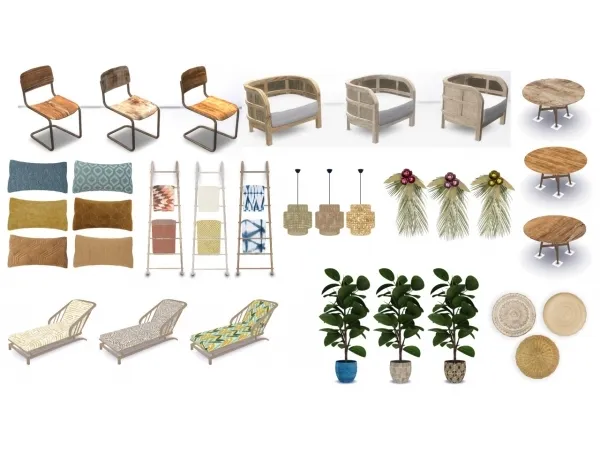 Maxis Match INES OUTDOOR by simsfinds - The Sims 4 Custom Content