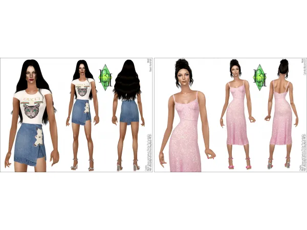 Nika Onishko Clothing by simsfinds - The Sims 2 Custom Content