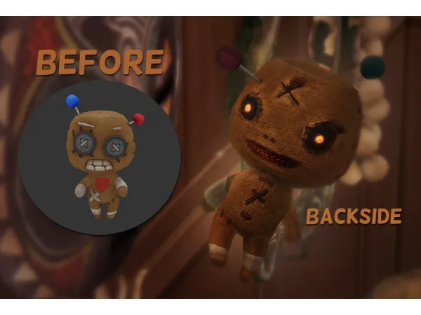 Alpha Alector hex doll Override by simsfinds - The Sims 4 Custom Content