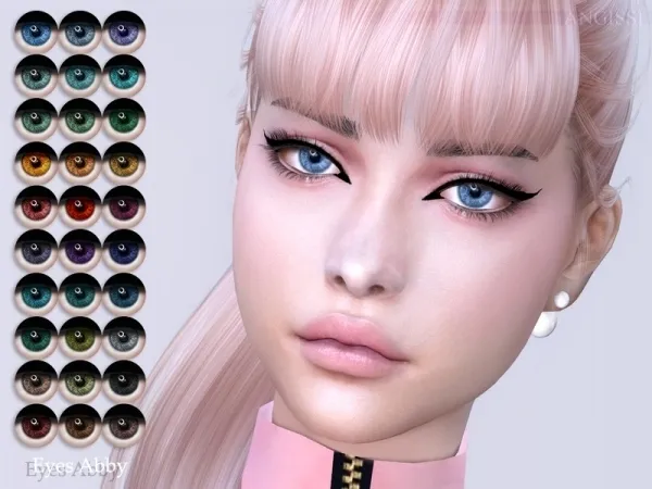 Alpha ANGISSI's EYES Abby - The Sims 4 Custom Content