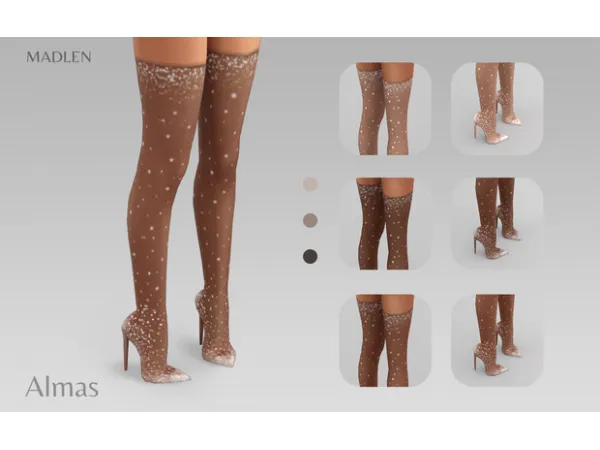 Maxis Match Madlen Almas Boots by simsfinds - The Sims 4 Custom Content