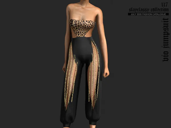 Alpha SC117 Vio Jumpsuit by slayclassy - The Sims 4 Custom Content