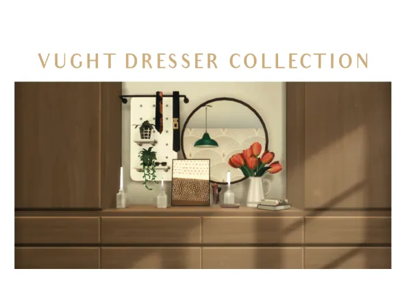Maxis Match Vught Dresser Collection - The Sims 4 Custom Content