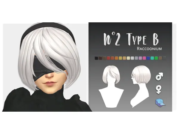 Maxis Match Nº 2 Type B - The Sims 4 Custom Content