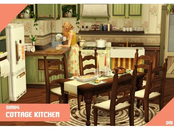 Cottage Kitchen + Recipe 3set by o-ni28