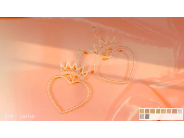 Mix MUSE EARRINGS - The Sims 4 Custom Content