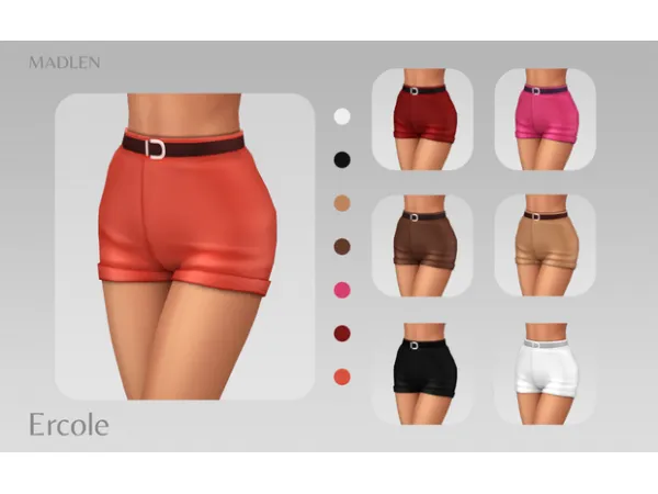 Maxis Match Madlen Ercole Shorts - The Sims 4 Custom Content