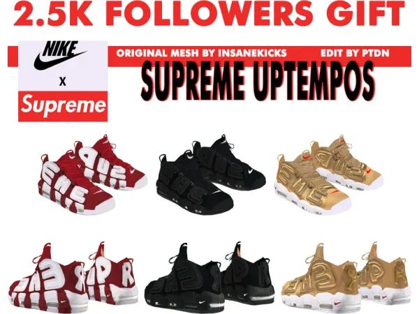 Alpha supreme uptempos by simsfinds - The Sims 4 Custom Content