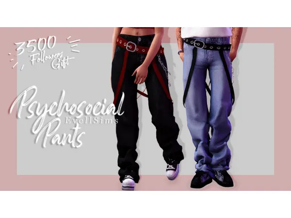 Alpha 3500 Followers Gift by simsfinds - The Sims 4 Custom Content