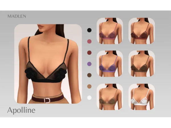 Maxis Match Madlen Apolline Top - The Sims 4 Custom Content