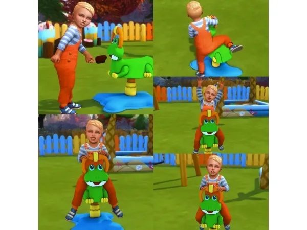 Bouncy Toy Poses for Toddlers