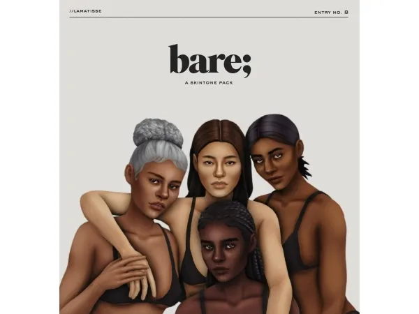 Maxis Match bare a skintone pack FIXED for DEC 2020 patch - The Sims 4 Custom Content