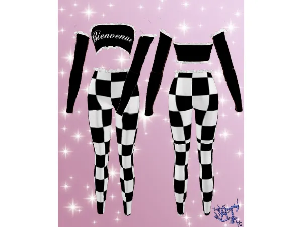 Alpha FASHION NOVA SET by simsfinds - The Sims 4 Custom Content