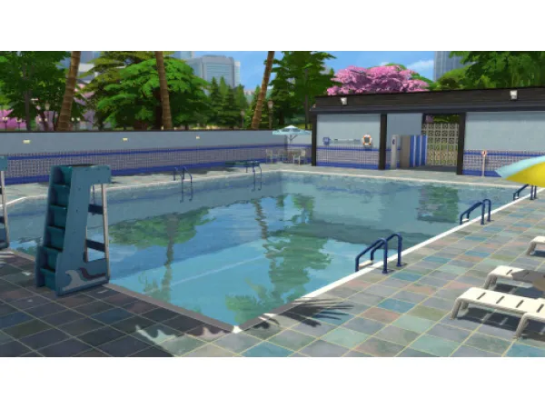Mix DEFAULT POOL WATER REPLACEMENT by simsfinds - The Sims 4 Custom Content