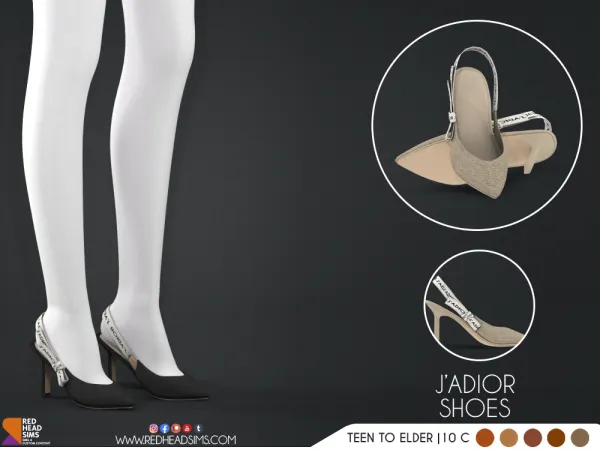 Alpha JADIOR SHOES - The Sims 4 Custom Content