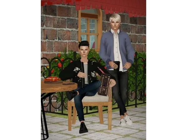 Bomber Jacket MA 1 Flight Jacket - The Sims 2 Custom Content