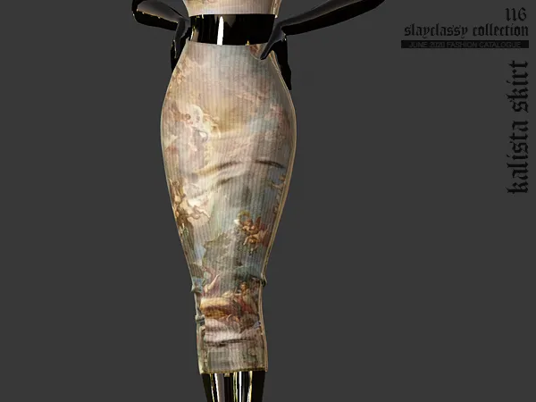 Alpha SC116 Kalista Skirt by slayclassy - The Sims 4 Custom Content