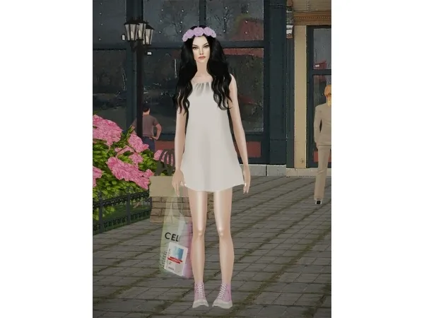 Marilia Dress - The Sims 2 Custom Content