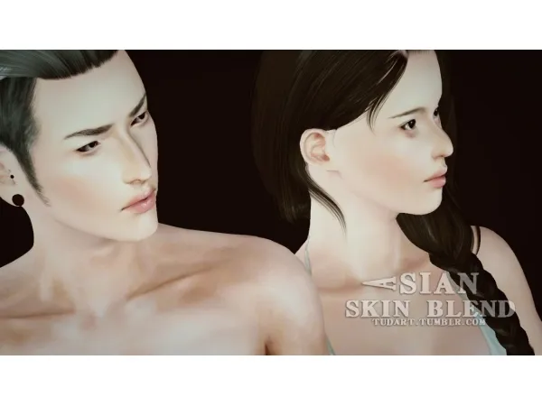 Asian skin blend by simsfinds - The Sims 3 Custom Content