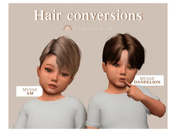 Hair conversions fod toddlers