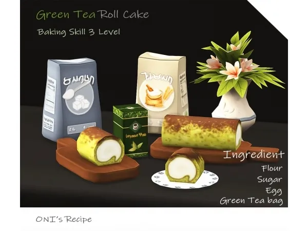 Maxis Match August Desserts 2 Set by oni28 - The Sims 4 Custom Content