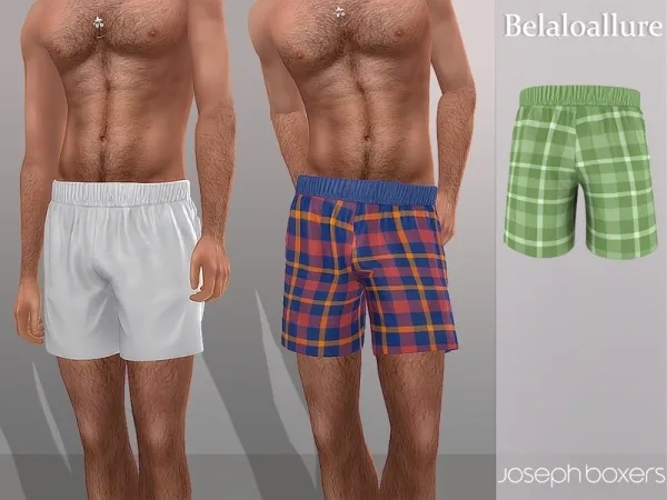 Alpha belal1997's Belaloallure_joseph boxers by thesimsresource - The Sims 4 Custom Content
