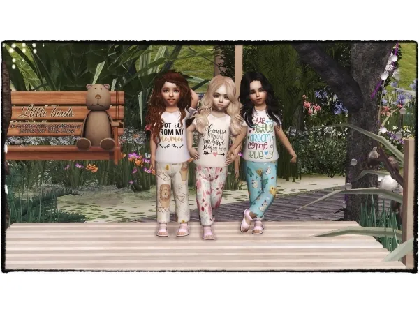 Little birds by charlotkas - The Sims 2 Custom Content