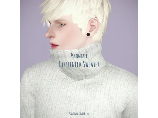 Turtleneck sweater by simsfinds - The Sims 3 Custom Content