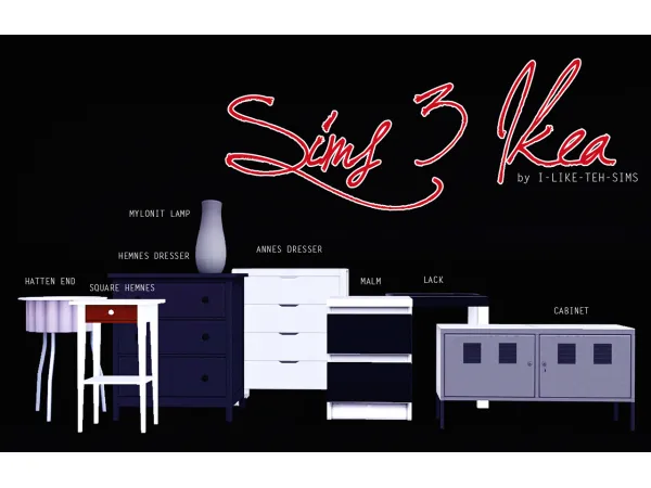 [ilts] IKEA by simsfinds - The Sims 3 Custom Content