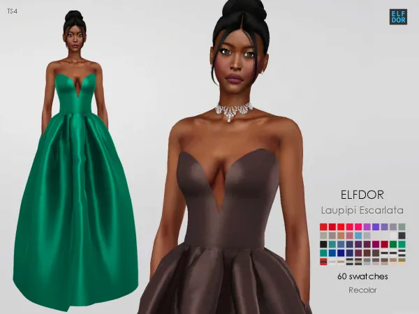 Alpha Laupipi Escarlata RC by elfdor - The Sims 4 Custom Content