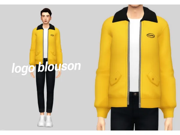 logo blouson by casteru