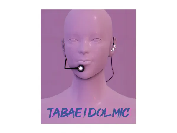 Mix [TABAE]IDOL_MIC - The Sims 4 Custom Content