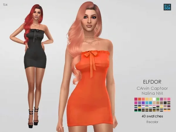 Alpha Carvin Captoor Nalina NM RC by elfdor - The Sims 4 Custom Content
