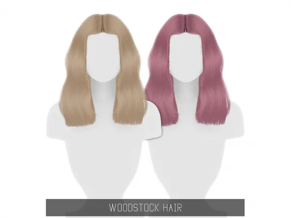 Alpha WOODSTOCK HAIR by simsfinds - The Sims 4 Custom Content