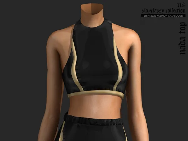 Alpha SC118 Nada top by slayclassy - The Sims 4 Custom Content