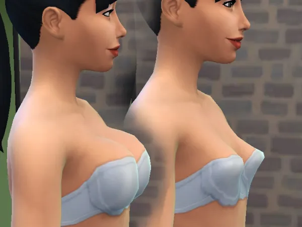 Maxis Match Breast Shape Slider v10 by simsfinds - The Sims 4 Custom Content
