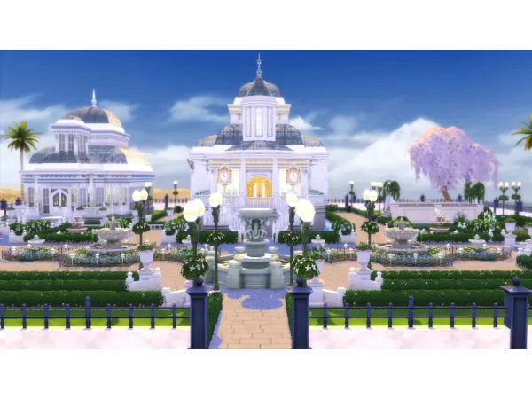Maxis Match Glass Dome Wedding Venue by simsfinds - The Sims 4 Custom Content