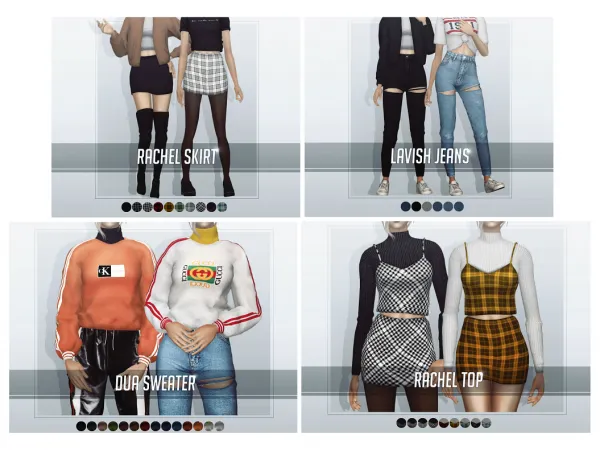 Mega Pack neillan by simsfinds - The Sims 2 Custom Content