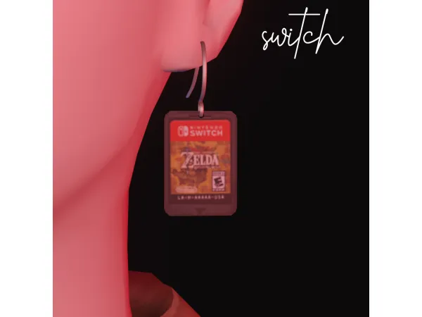 Maxis Match Switch earrings by amelylina - The Sims 4 Custom Content