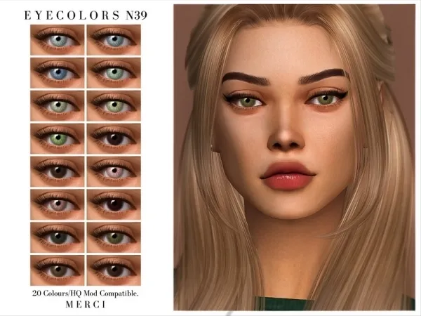 Alpha Merci 's Eyecolors N39 - The Sims 4 Custom Content