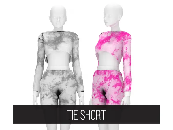 Alpha TIE SHORT - The Sims 4 Custom Content
