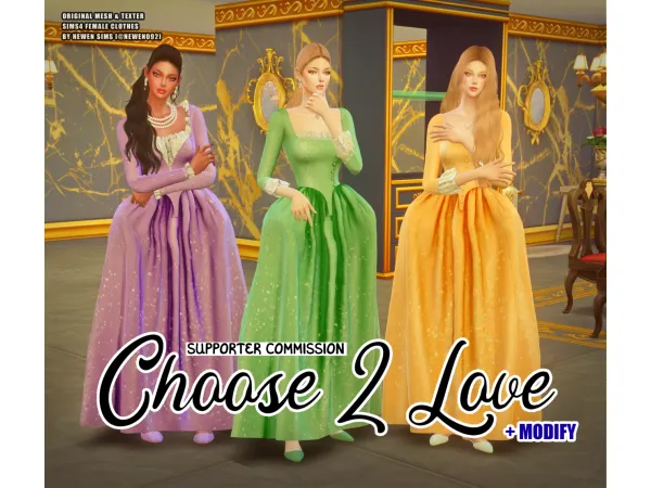 Alpha Choose 2 Love set by simsfinds - The Sims 4 Custom Content